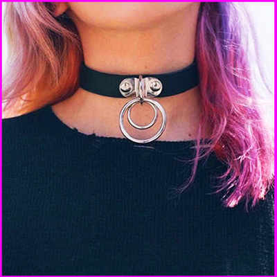 Cyberpunk ring choker - Thumbnail 4