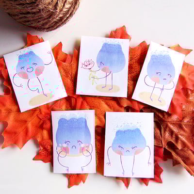 Bluebell sticker set 