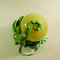 Green Sphere Ornament Dragon - Thumbnail 2