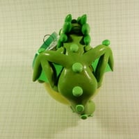 Green Sphere Ornament Dragon - Thumbnail 3
