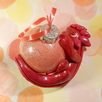 Pink Sphere Ornament Dragon - Thumbnail 1