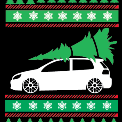 Vw mk6 gti ugly christmas sweater