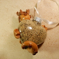 Brown Heart Ornament Dragon  - Thumbnail 2