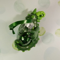 Green Heart Ornament Dragon  - Thumbnail 1