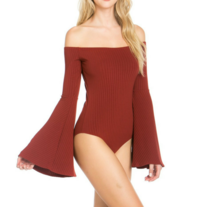 (Sale!) Cher Bell Sleeve Bodysuit 