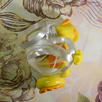 Yellow Heart Ornament Dragon  - Thumbnail 2