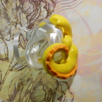 Yellow Heart Ornament Dragon  - Thumbnail 3