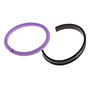 Hair tie holder cuff bracelet-1