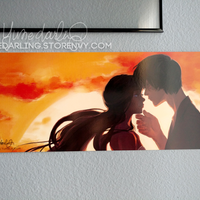 Poster Print: Zuko and Katara "Just A Kiss"  - Thumbnail 1