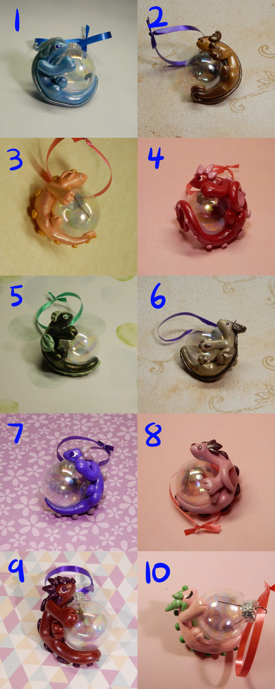 Small Ornament Dragons