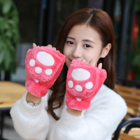 Cute cartoon cat's paw gloves gifts - Thumbnail 3