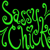 Sassy chick vinyl outdoor lettering decal medium handmade - Thumbnail 2