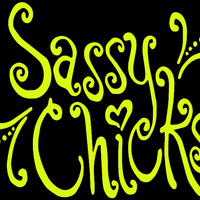 Sassy chick vinyl outdoor lettering decal medium handmade - Thumbnail 3