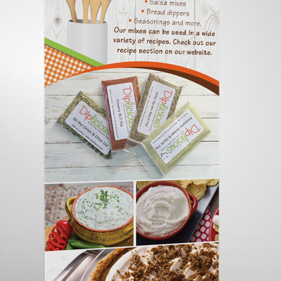 Diplicious - retractable banner