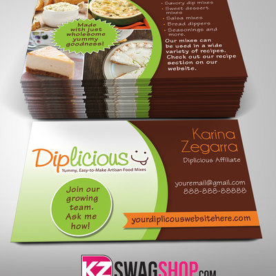 Diplicious business cards style 2