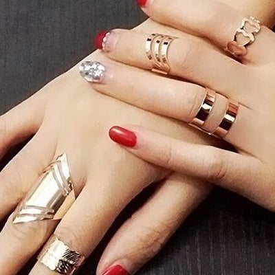Cut out midi ring set-tde