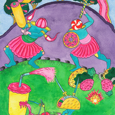 Lunch during wartime