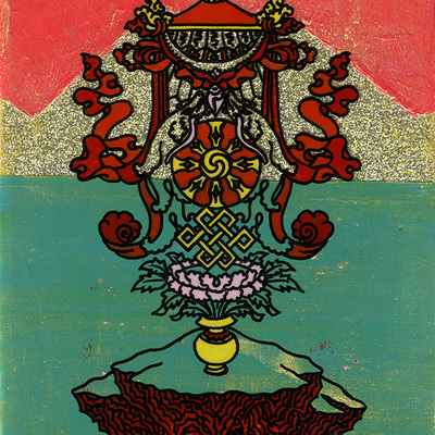 Eight auspicious symbols version 4