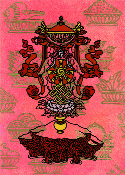 Eight Auspicious Symbols Version 8