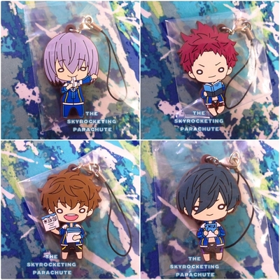 High speed! free! starting days rubber strap - matsuoka rin / nanase haruka / yamazaki sousuke / tachibana makoto / kirishima ikuya / natsuya -