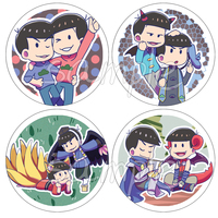 Choukeimatsu (Osomatsu & Karamatsu) Buttons - Thumbnail 1