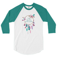 Unisex "I am my own dream catcher" 3/4 Sleeve Raglan Shirt (Non-Organic) - Thumbnail 1