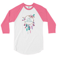 Unisex "I am my own dream catcher" 3/4 Sleeve Raglan Shirt (Non-Organic) - Thumbnail 6