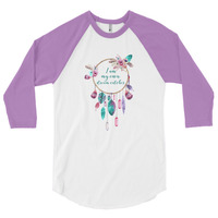 Unisex "I am my own dream catcher" 3/4 Sleeve Raglan Shirt (Non-Organic) - Thumbnail 7