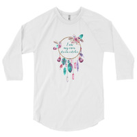 Unisex "I am my own dream catcher" 3/4 Sleeve Raglan Shirt (Non-Organic) - Thumbnail 8