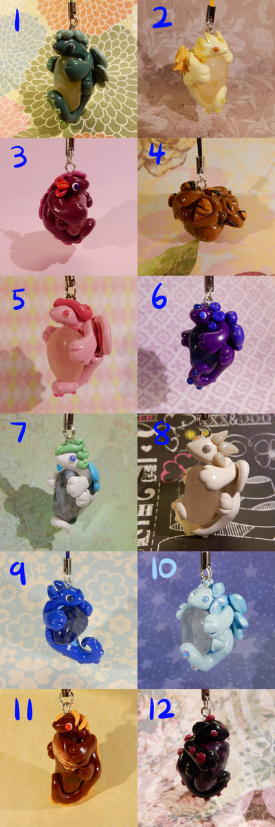 Dragon Stone Charms 2