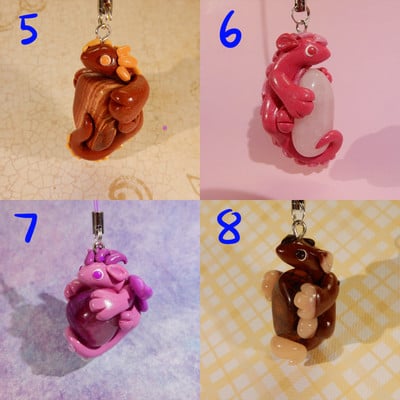 Dragon stone charms 3