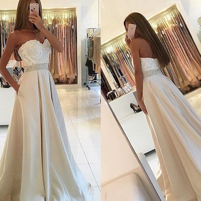 Off-shoulder prom dress, long prom dress, sweetheart prom dress, charming prom dress, gorgeous prom dress, bd1607056