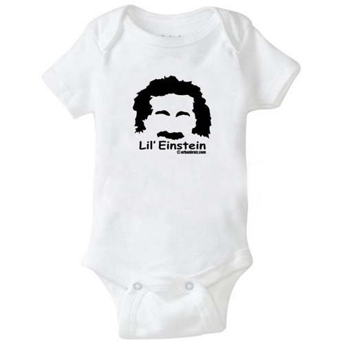 Baby Onesie Bodysuit- Albert Einstein Inspired " Lil' Einstein "