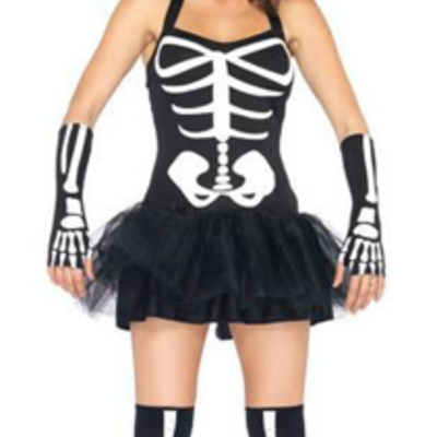 Skeleton tutu dress costume