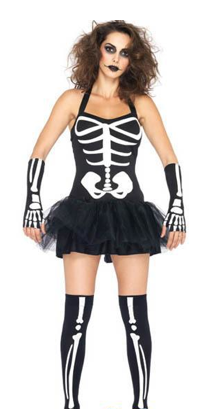 Skeleton Tutu Dress Costume