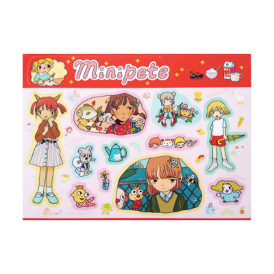 Minipete's kiss cut sticker pack