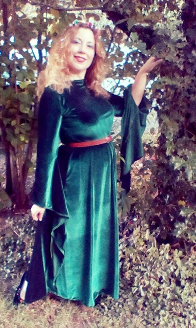 Velvet Guinivere Gown--custom to order in your size and color