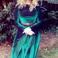 Velvet Guinivere Gown--custom to order in your size and color - Thumbnail 2