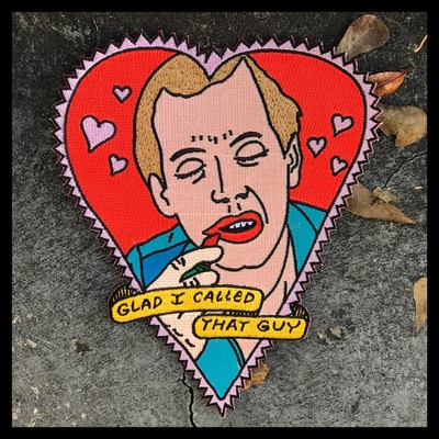 Glad I Called That Guy Embroidered Patch 