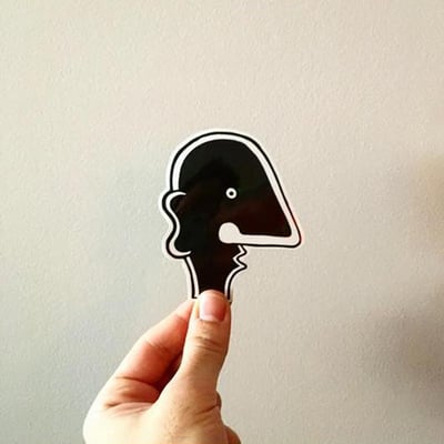 Nose guy sticker