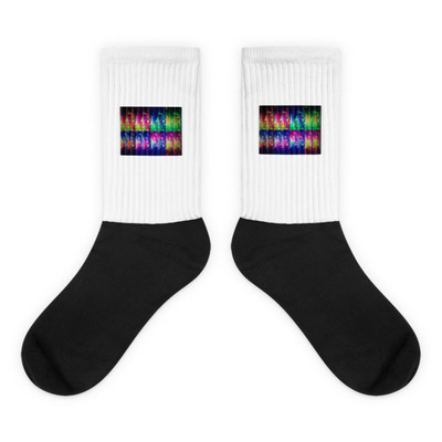 Black foot socks