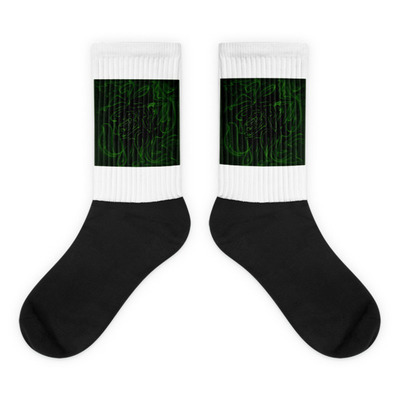 Black foot socks