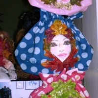 Fairy face handbag-evening bag-purse - Thumbnail 3