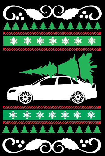 Audi B7 A4 Ugly Christmas Sweater