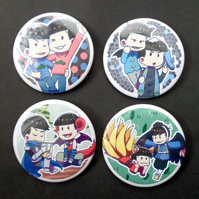 Choukeimatsu (osomatsu & karamatsu) buttons - Thumbnail 4