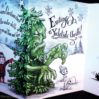 Christmas Card - Yuletide Thrills! - Thumbnail 1