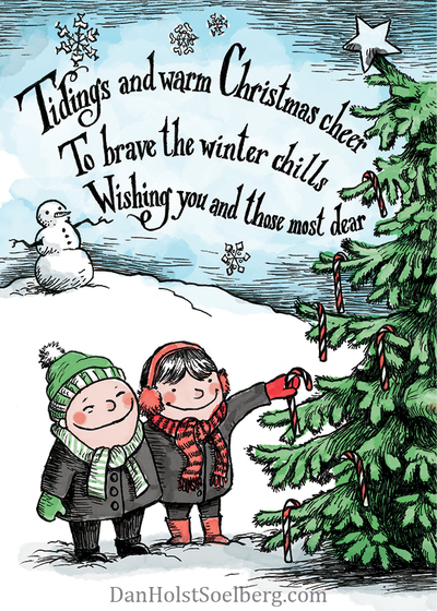 Christmas Card - Yuletide Thrills!