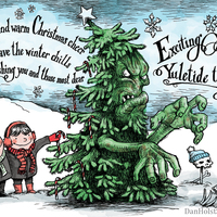 Christmas Card - Yuletide Thrills! - Thumbnail 2