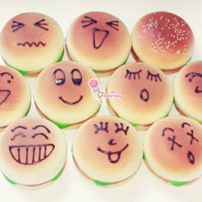 Jumbo hamburger  squishy  