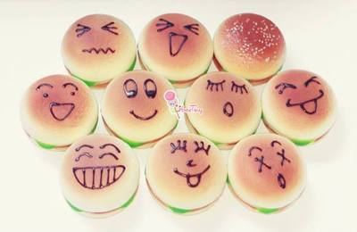 Jumbo Hamburger  Squishy  